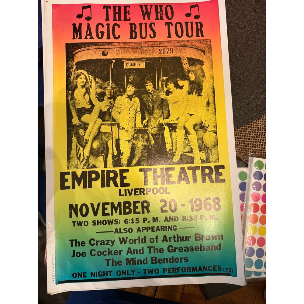 Crosby, Stills, Nash & Young, The Beach Boys, Joe Walsh 1974 Ontario tour poster
